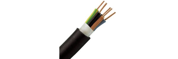 Power cables with copper conductor