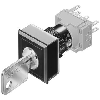 EAO 61-2205.0/D Schlüsselschalter-Vorsatz 2-St. R...