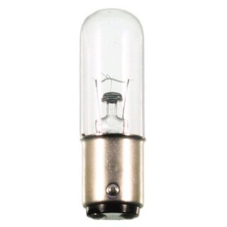 48220 Röhrenlampe 16x54 mm, B15d 24V 5W klar...