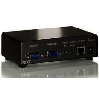 LevelOne AVE-9201 1-port Cat.5 Audio/Video Broadcaster (cable included)