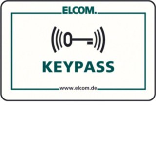 Elcom 1506211 KPC-010 Transponder Card weiß