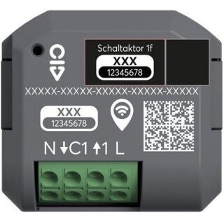 62811 U-WL Schaltaktor 1-fach, UP Wireless