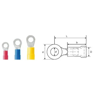 WEIDMÜLLER LIR 1,5M6 V Ringkabelschuh, Isolation:...