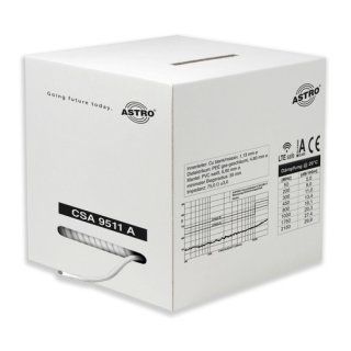 Astro CSA9511A/250 Koaxialkabel, 3-fach geschirmt (2x...