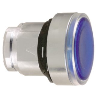 Schneider Electric ZB4BA68 Frontelement für Leuchtdrucktaster ZB4, tastend, blau, Ø 22 mm