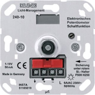 JUNG 240-10 Elektronisches Potentiometer, Schaltfunktion