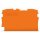 Wago 2000-1292 Abschluss- und Zwischenplatte;0,7 mm dick;;orange