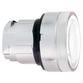 Schneider Electric ZB4BW313S Frontelement für Leuchtdrucktaster ZB4, tastend, weiß, Ø 22 mm