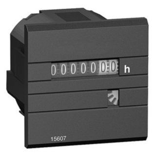 Schneider Electric 15608 Stundenzähler, mechanische siebenstellige Anzeige, 230V AC 50 Hz