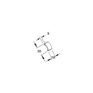 Kleinhuis 638/35 Halteklammer, Höhe 30 mm,...