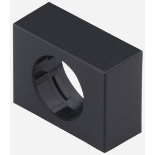 EAO 61-9250.0 SchlossDruckhaube schwarz 20x20 Ks opak
