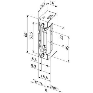 ASSA ABLOY 118E---51335A75 RADIUSTÜRÖFFNER...