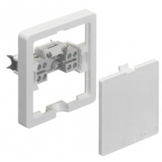 ABL 2506110 Geräte-Anschlussdose, flach, Krallenbef., UP, weiß, 5x2,5mm²