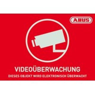 ABUS AU1421 Warnaufkleber Videoüberwachung mit ABUS...