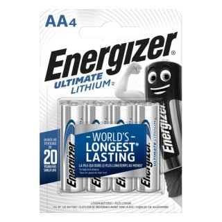Energizer L91 (4 Stk.) Ultimate Lithium Mignon (AA) 4...