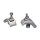 nVent CADDY 6120HD Heavy-Duty Trägerklammer für Strutschienen, Stahl, HD, 3–33 mm Flansch