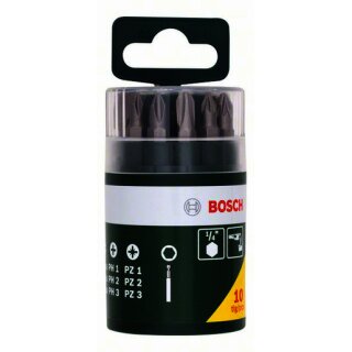 BOSCH 10-teiliges Schrauberbit-Set Schrauberbit-Set,...
