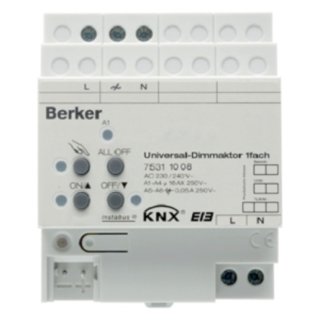 Berker 75311008 Universal-Dimmaktor 1f 500W REG KNX