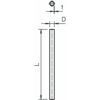 OBO S16W FT Stapa Steckrohr ohne Gewinde Ø16,...