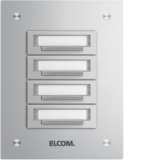 Elcom 5604210 KUP-4/1 Klingelplatte 4/1 UP STABILA