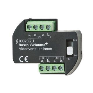 Busch-Jaeger 83320/2 U Videoverteiler Innen UP, Busch-Welcome (2-Draht-System), Systemgeräte