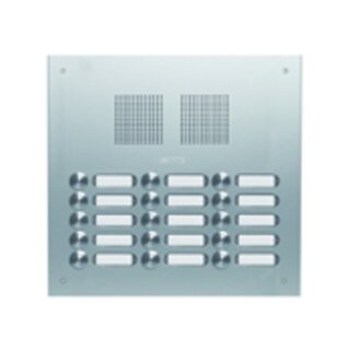 GROTHE TS 787 3-5 Türstation EV1, silber eloxiert EV1