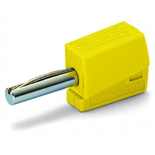 WAGO 215-511 Bananenstecker;für Buchsendurchmesser 4 mm;;gelb