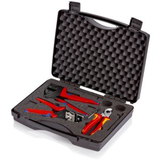 Knipex 97 91 01 Photovoltaik-Koffer, Koffer, 3-tlg., 345...