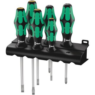 Wera 5105656001 Schraubendrehersatz, 6-tlg. 334/355/6...