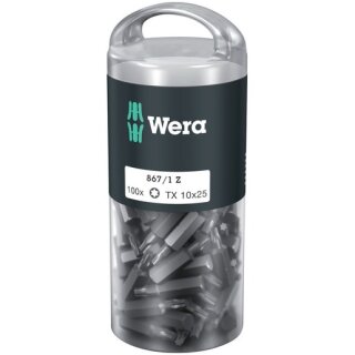 Wera 5072446001 867/1 Z TORX® TX 10 DIY 100, TX 10 x...