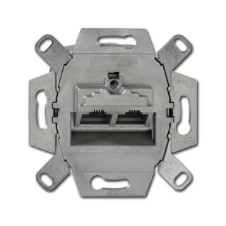 Busch-Jaeger 0218/12-101 UAE-Anschlussdose, RJ45, Cat. 6a...