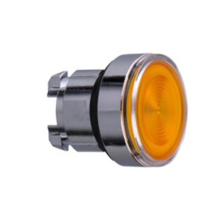 Schneider Electric ZB4BW353S Frontelement für Leuchtdrucktaster ZB4, tastend, orange, Ø 22 mm