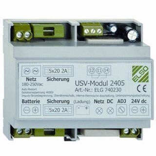 Elso ELG740230 USV-Netzteil 24VDC ohne Batterie für...