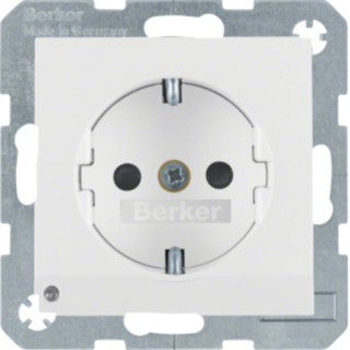 Berker 41091909 Steckdose SCHUKO m LED-OL S.1/B.3/B.7 pw