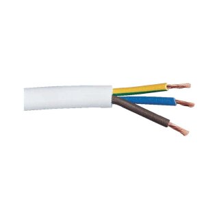 Kabel H05VV-F 4G1,5 schwarz Kunststoffschlauchleitung...