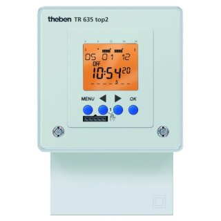 Theben TR 635 top2 Digital-Zeitschaltuhr mit Stecksockel...
