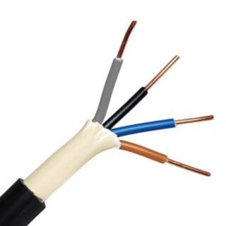 NYY-O 12X2,5RE Kunststoffkabel CU-Leiter 0.6/1KV Schnittware