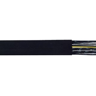 Kabel NGFLGÖU-J 8X2,5 Gummi-Flachleitung
