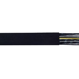 Kabel NGFLGÖU-J 4X4 Gummi-Flachleitung Schnittware