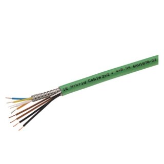 SIEMENS 6XV1870-2J IE Hybrid Cable 2x2+4x0,34, 4xCu...