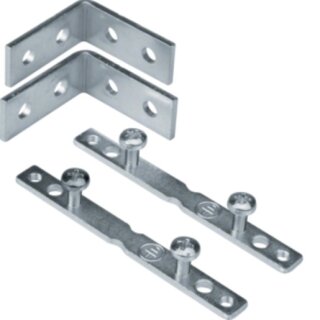 Hager BKZVS90 Verbinder-Set f 90°-Abzweig Stahl zu BK
