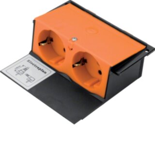 Hager GBES22004 Gerätebecher m 2 STD ro zu KDQ08/KDE04