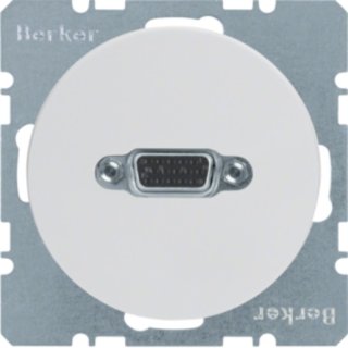 Berker 3315412089 VGA Steckdose Schraub-Liftkl R.1/R.3 pw