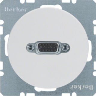 Berker 3315402089 VGA Steckdose R.1/R.3 polarweiß...