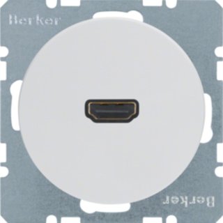 Berker 3315422089 HDMI Steckdose R.1/R.3 polarweiß...