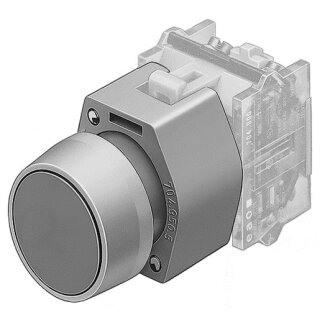 EAO 704.010.0 Drucktasten-Vorsatz grau/schwarz I D29