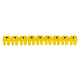 Legrand 38291 CAB 3 Kabelkennzeichnungssystem Symbol . Schwarz auf Gelb, Leiterquerschnitt 4 - 6 mm², Gemäß EN 60 062