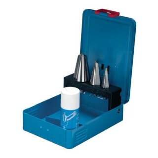 CIMCO 20 1300 Blechschälbohrer-Set 3-30mm + Paste