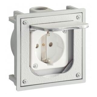 ABL 1471460 Built-in housing die-cast aluminium grey with...