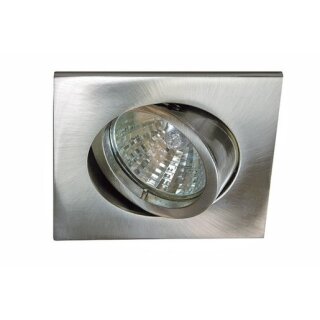 RUTEC ALU55475 ALU-Druckguss Einbaustrahler Quadro schwenkbar, bayonet Eisen geb.